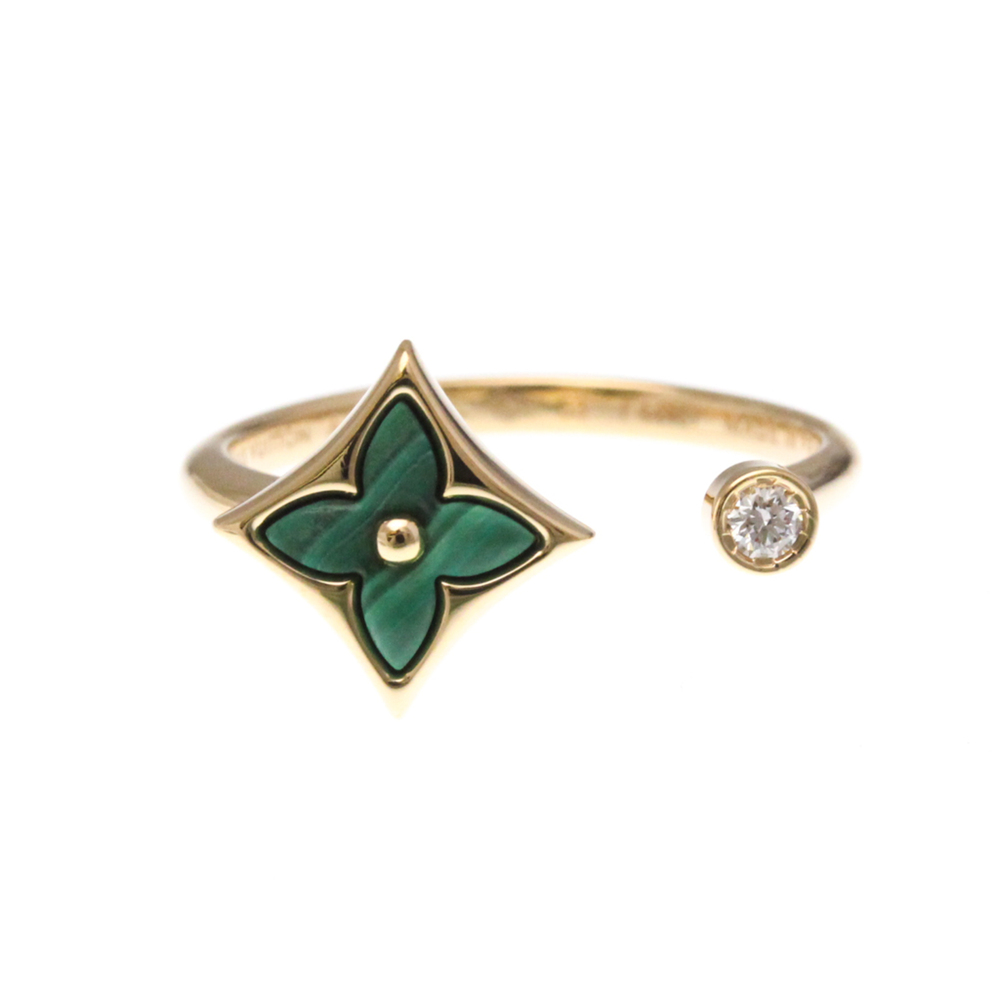 LOUIS VUITTON 18k Gold Diamond Ring